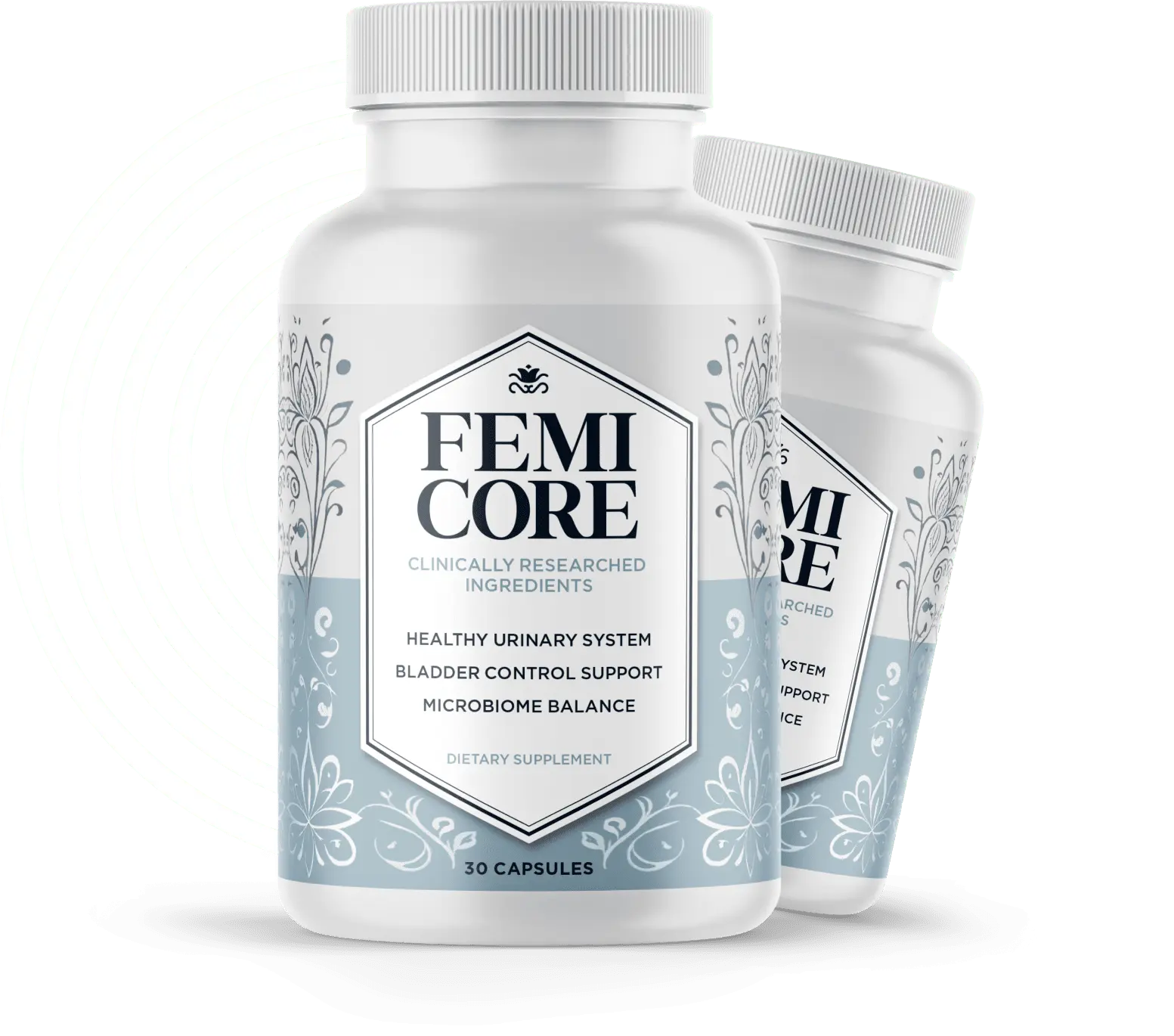 FemiCore bladder support supplement bottle